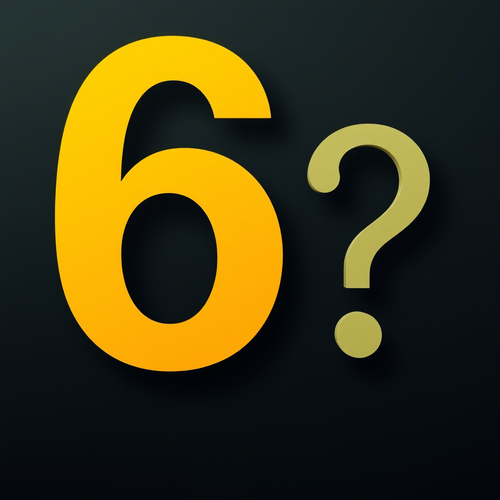 6 como assim?